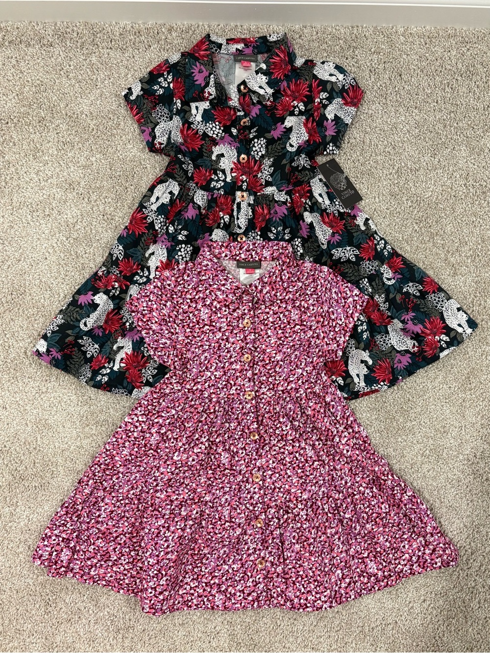 Girls Vince Camuto 2pk Floral Dress Size 5